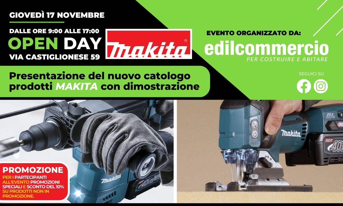 Edilcommercio OPEN DAY MAKITA 17-11-22